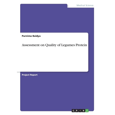 按需印刷Assessment on Quality of Legumes Protein[9783668270831]