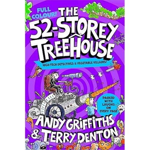 现货2025新 小屁孩树屋历险记 52层树屋故事 全彩版 The 52-Storey Treehouse 疯狂树屋历险 章节书 儿童小说 [9781035078189]