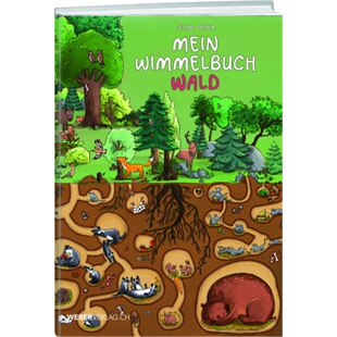 德语 9783038182917 Mein Wald Wimmelbuch 预订