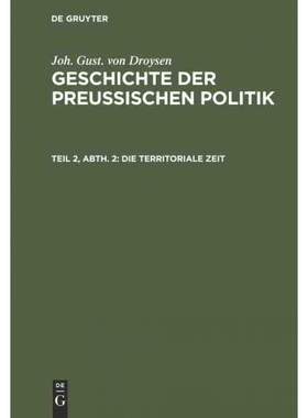 按需印刷不退不换DEG Die territoriale Zeit[9783111234045]