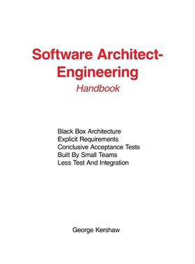按需印刷不退不换Software Architect-Engineering[9781425914684]