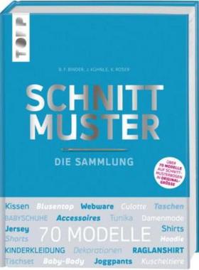 预订【德语】 Schnittmuster. Die Sammlung. Mit 8 Schnittmusterbogen in praktischer Tasc