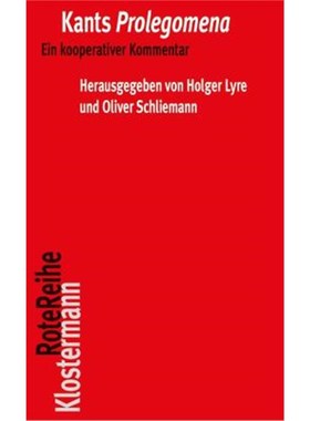 预订【德语】Kants Prolegomena:Ein kooperativer Kommentar