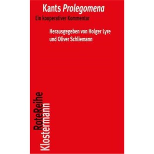 预订不退不换德语Kants Prolegomena:Ein kooperativer Kommentar