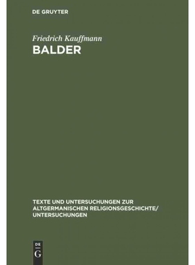 按需印刷DEG Balder[9783111024431]