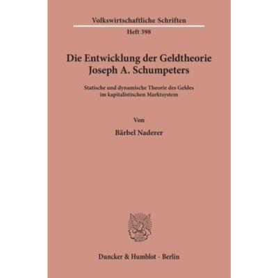 预订不退不换德语 Die Entwicklung der Geldtheorie Joseph A.