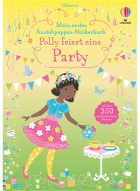 预订【德语】 Mein erstes Anziehpuppen-Stickerbuch: Polly feiert eine Party[9781789415544]