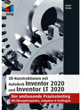 预订不退不换德语 3D-Konstruktionen mit Autodesk Inventor 2020 und Inventor LT 2020:Der umf