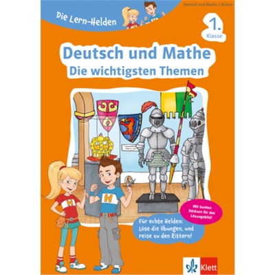 预订【德语】 Klett Deutsch und Mathe - Die wichtigsten Themen 1. Klasse[9783129494530]