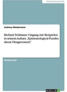 预订【德语】 Richard Feldmans Umgang mit Beispielen in seinem Aufsatz 