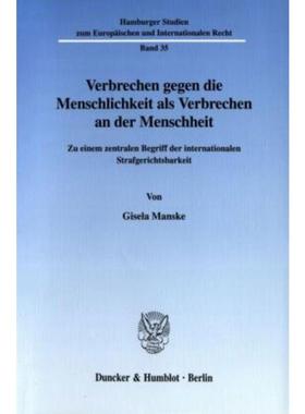 预订【德语】 Verbrechen gegen die Menschlichkeit als V