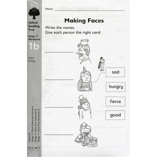 预订Oxford Reading Tree: Level 1+: Workbooks: Workbook 1B (Pack of 6)[9780198456124]