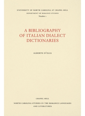 按需印刷A Bibliography of Italian Dialect Dictionaries[9780807890011]