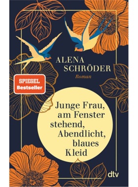 预订【德语】Junge Frau, am Fenster stehend, Abendlicht, blaues Kleid[9783423220286]