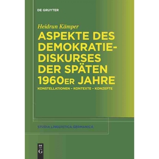 按需印刷DEG Aspekte des Demokratiediskurses der sp?ten 1960er Jahre[9783110263428]