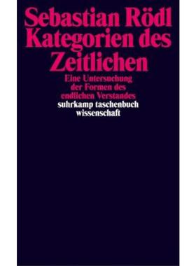 预订【德语】 Kategorien des Zeitlichen:Eine Untersuchung der Formen des endlichen Vers