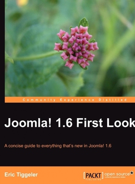按需印刷Joomla! 1.6 First Look[9781849513425]