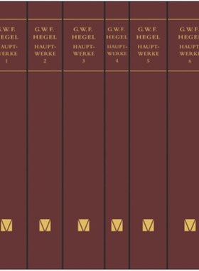 预订【德语】Hauptwerke in sechs Bänden:Jenaer Kritische Schriften; Phänomenologie des Geist