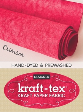预订kraft-tex? Roll Crimson Hand-Dyed & Prewashed[9781617458583]