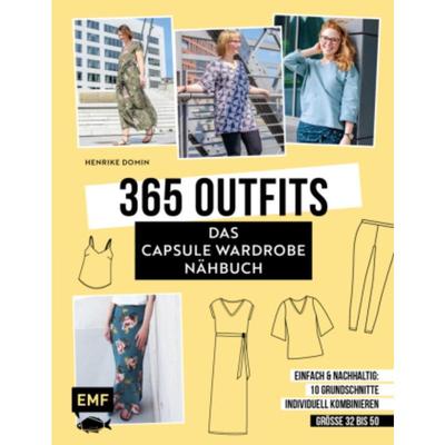 预订【德语】 365 Outfits - Das Capsule Wardrobe Nähbuch:Einfach und nachhaltig: 10 Gru