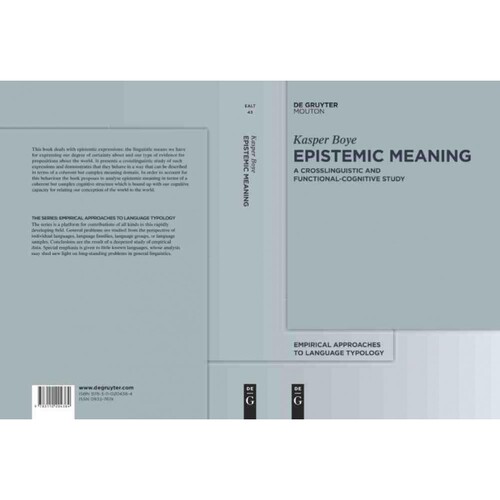 按需印刷不退不换DGYT Epistemic Meaning[9783110204384]
