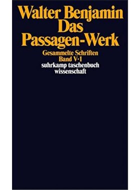 预订【德语】 Gesammelte Schriften, 2 Teile. Bd.5:Das Passagen-Werk, 2 Bde.