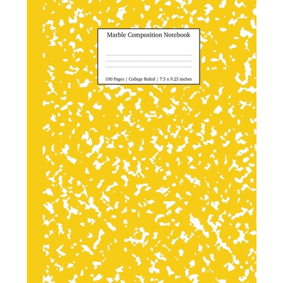 按需印刷不退不换Marble Composition Notebook College Ruled[9781989387733]