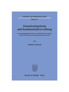预订不退不换德语Demokratieprinzip und Kondominialverwaltung.:Entscheidungsteilhabe Privater an der ?ffentlichen Verwaltu