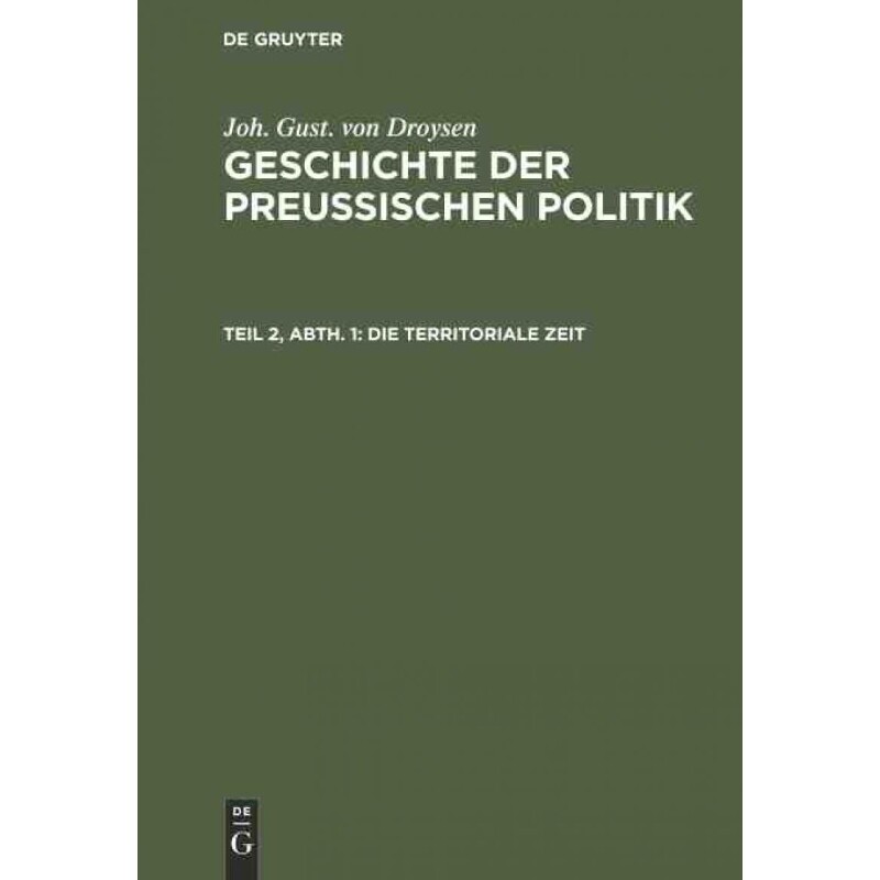 按需印刷不退不换DEG Die territoriale Zeit[9783111082219]