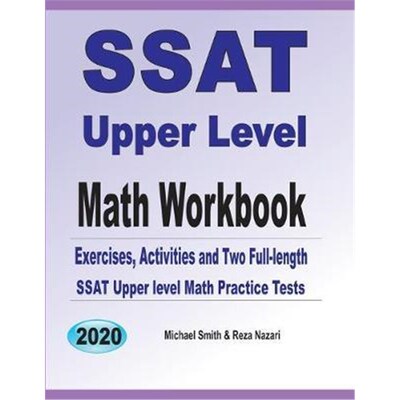 按需印刷不退不换 SSAT Upper Level Math Workbook  SSAT高阶数学练习册