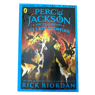 英文原版 波西·杰克逊系列5:波西·杰克逊与Z终之神Percy Jackson and the Last Olympian
