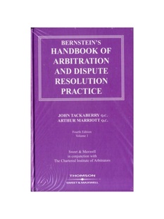 and Practice Arbitration Handbook Dispute 预订Bernstein Resolution