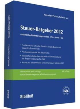 预订【德语】 Steuer-Ratgeber 2022:ESt-KSt-GewSt-USt