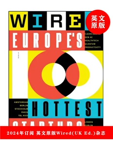 英文原版杂志 Wired(UK Ed.)【无线(英国版)】 一年订阅