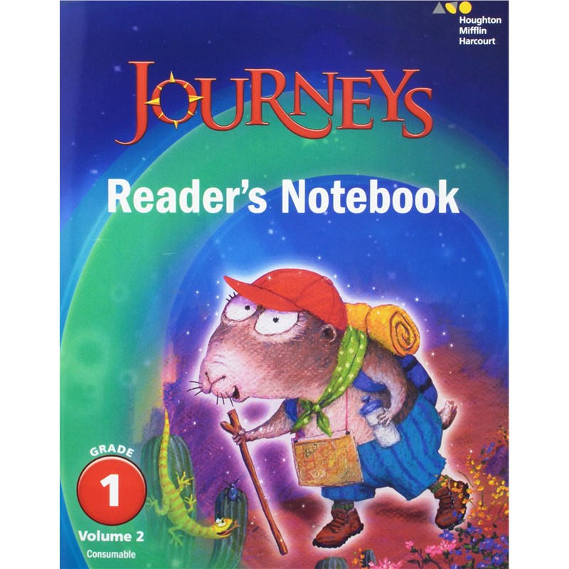 英文原版 Journeys: Reader's Notebook Volume 2 Grade 1 原版进口图书籍【上海外文书店】