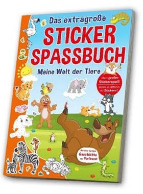 预订【德语】 Das extragroße Stickerspaßbuch - Meine Welt der Tiere[4019393910946]