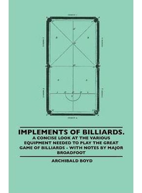 预订不退不换Implements of Billiards. a Concise Look at the Various Equipment Needed to Play the Great Game of Bi