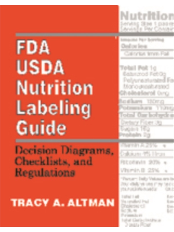 预订FDA and USDA Nutrition Labeling Guide