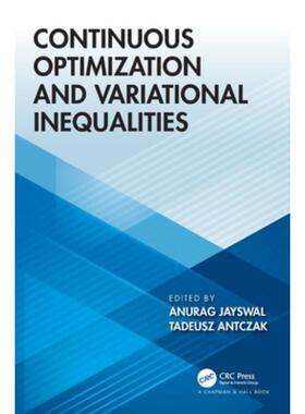 按需印刷不退不换TF Continuous Optimization and Variational Inequalities[9781032267838]