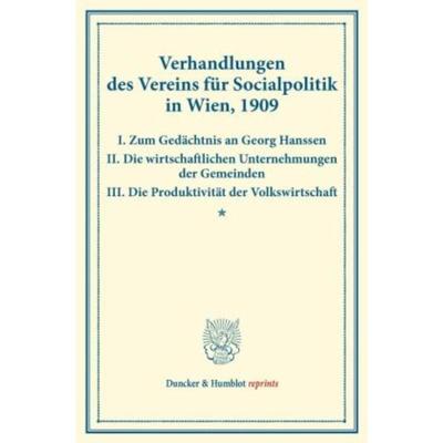 预订【德语】 Verhandlungen des Vereins fur Socialpolit