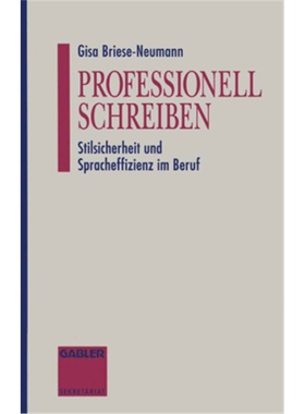 预订【德语】Professionell schreiben[9783409196147]