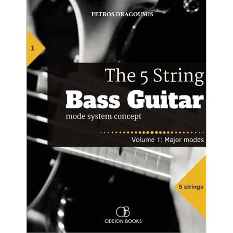 按需印刷不退不换The 5 String Bass Guitar:mode system concept, Volume 1: major modes[9781949880021]