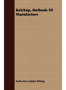 按需印刷Ketchup, Methods Of Manufacture[9781408675526]