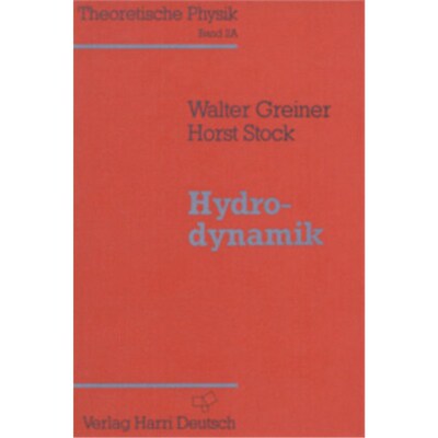 预订不退不换德语Hydrodynamik: