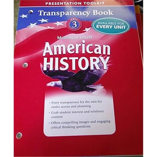 现货American History Transparency Book Unit 3[9780618830152]