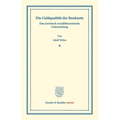 预订【德语】 Die Geldqualitat der Banknote.:Eine juris