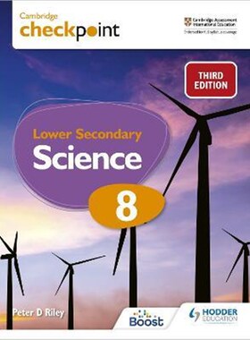 现货 Cambridge Checkpoint Lower Secondary Science Student's Book 8:Third Edition