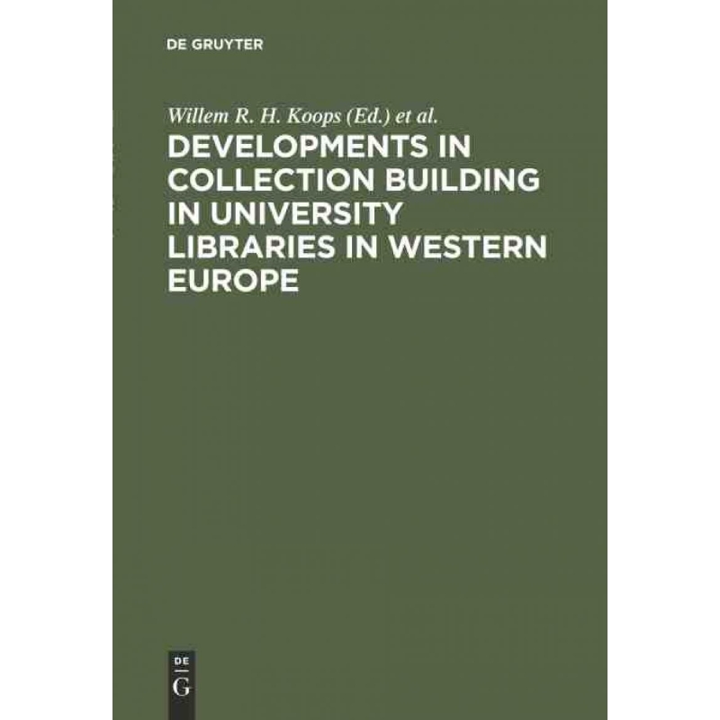 按需印刷DGYT Developments in collection building in university libraries in Western Europe[9783794070206]