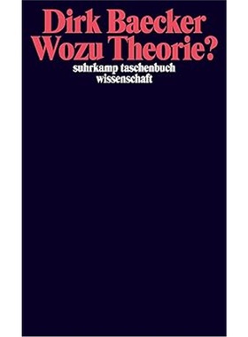 预订【德语】Wozu Theorie?