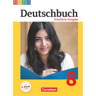 预订不退不换德语 Deutschbuch - Sprach- und Lesebuch - Erweiterte Ausgabe - 8. Schuljahr[9783060629435]